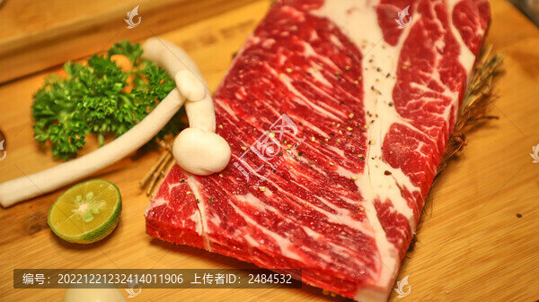 雪花牛肉
