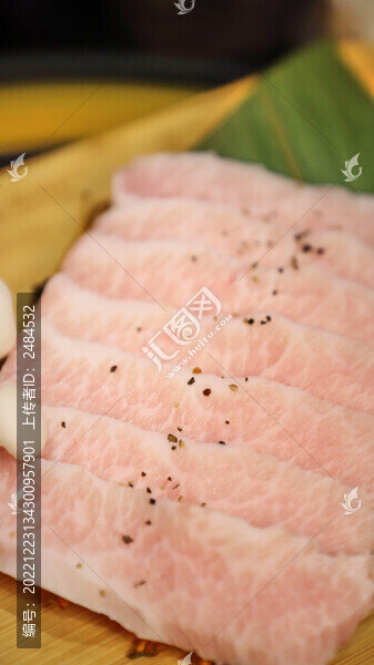 燒烤腌制豬頸肉