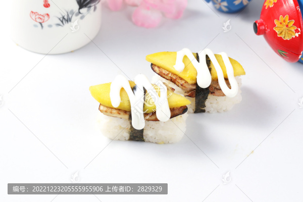 芒果鵝肝壽司