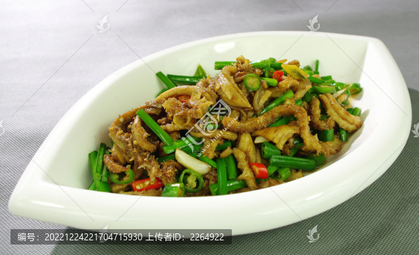 香炒牛肚絲