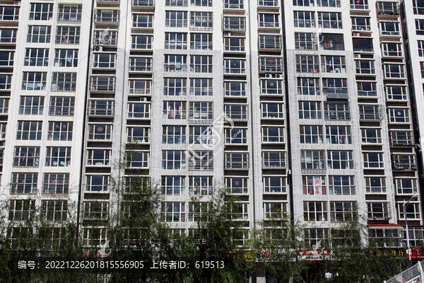 鐵路沿線的居民樓