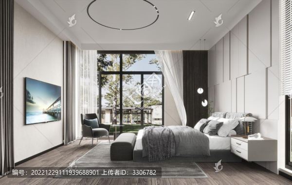 定制家居主臥室內(nèi)設(shè)計(jì)