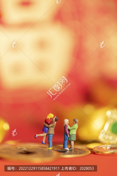 家人團(tuán)聚春節(jié)創(chuàng)意圖片
