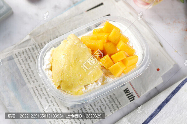 芒果榴蓮千層盒子