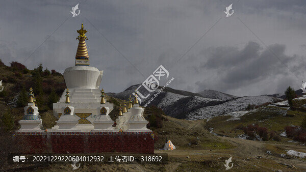 甘孜彩林雪山紅葉攝影天堂33