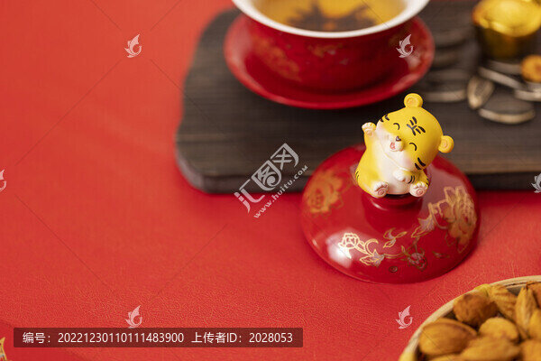 老虎創(chuàng)意虎年新春圖片