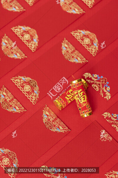 鞭炮創(chuàng)意新年紅火圖片