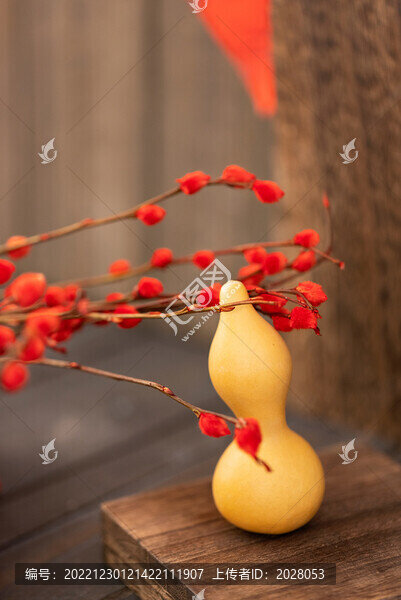 葫蘆創(chuàng)意新春喜慶圖片