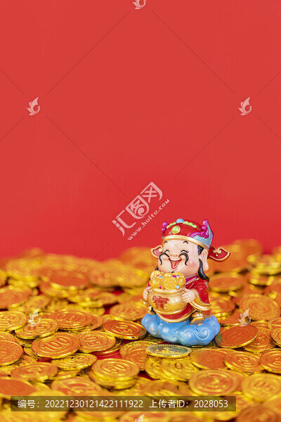恭喜發(fā)財創(chuàng)意紅色背景