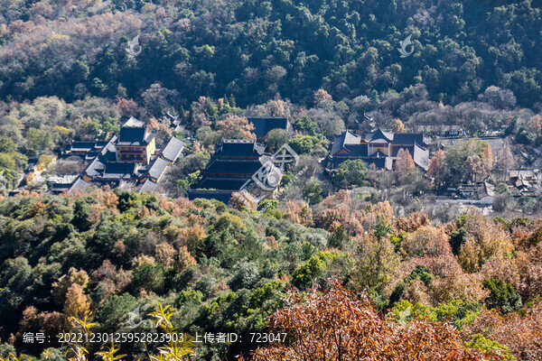 杭州靈隱寺秋色