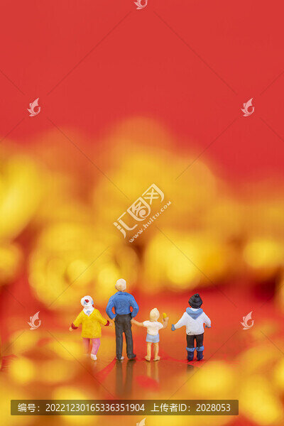 家人團聚新年創(chuàng)意圖片