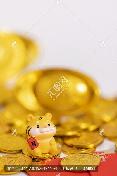 金幣與金元寶創(chuàng)意財(cái)源廣進(jìn)