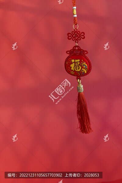 中國(guó)葫蘆光影創(chuàng)意紅色背景