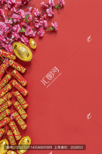 過新年喜慶紅火圖片