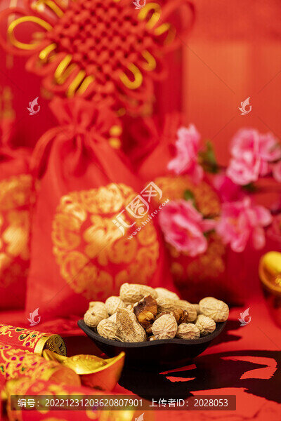 堅(jiān)果創(chuàng)意新春年貨節(jié)圖片