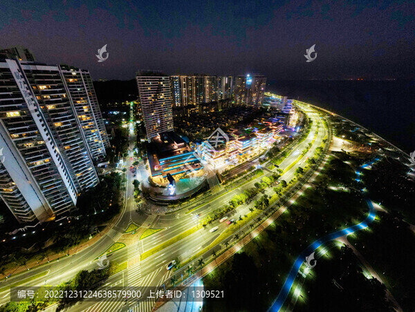 珠海格力海岸夜景