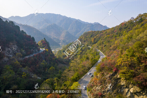 秦嶺秋景