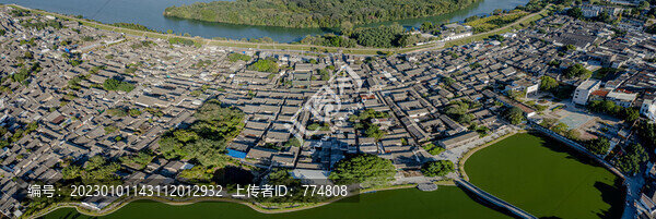 潮汕古建筑航拍圖