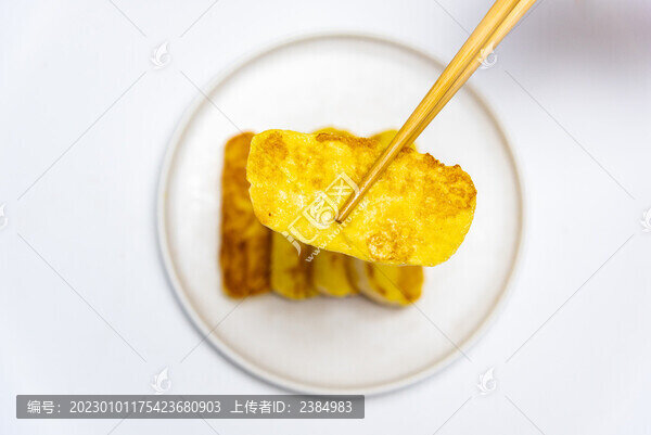 油炸雞蛋饅頭片