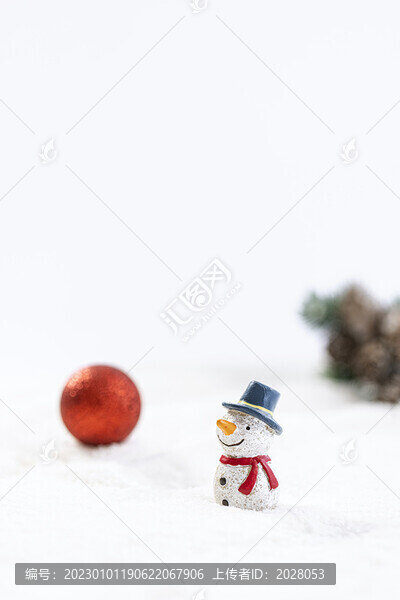 冬季雪景創(chuàng)意雪人素材