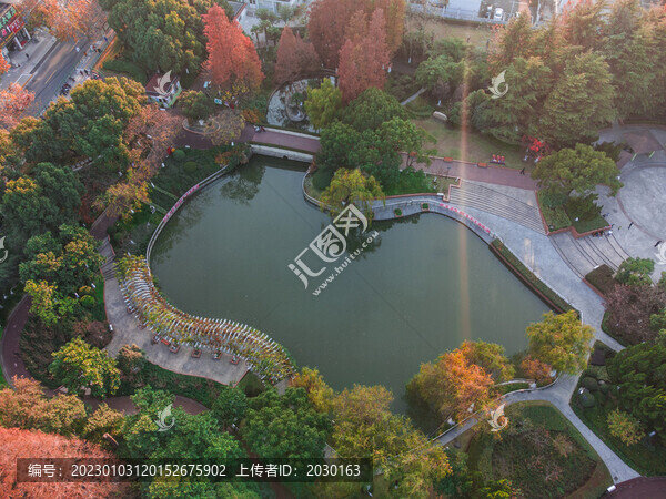 航拍公園