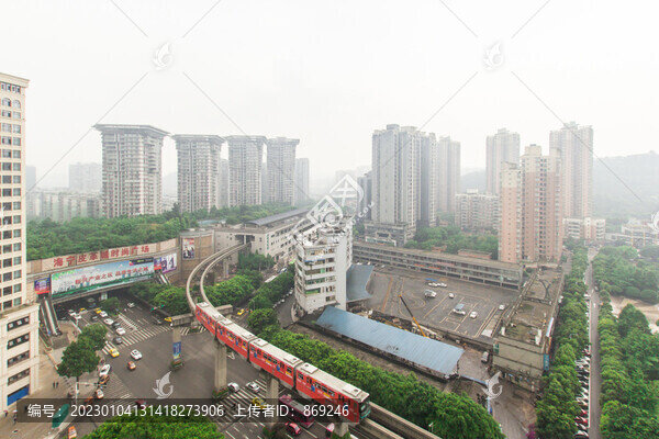 重慶輕軌拐彎