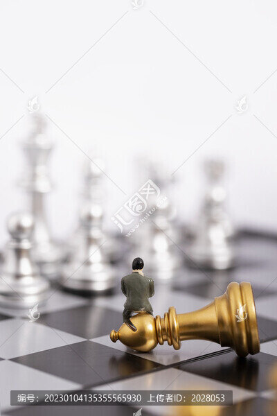 國際象棋微縮創(chuàng)意商務圖片