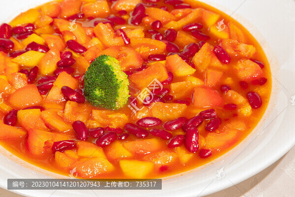 木瓜紅豆