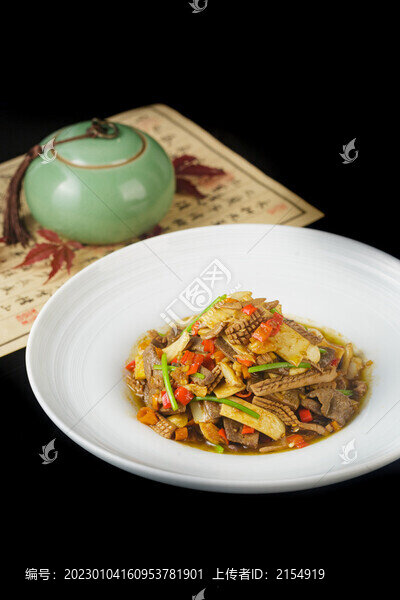 豬肝炒腰花