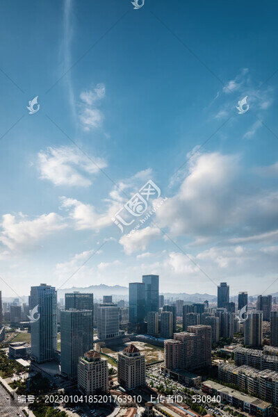 航拍廣州城市建筑街景