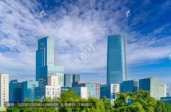 浙江省寧波市東部新城城市風(fēng)光