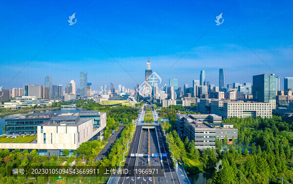 浙江省寧波市東部新城城市風(fēng)光