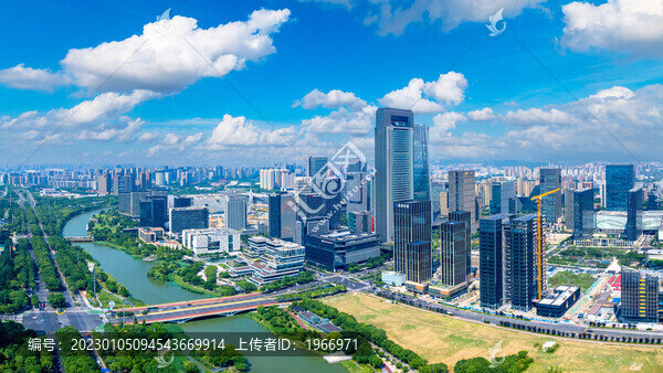 浙江省寧波市東部新城城市風(fēng)光