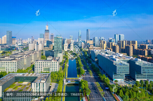 浙江省寧波市東部新城城市風光