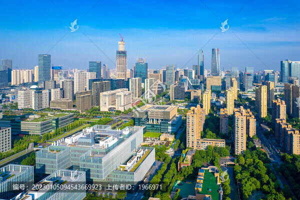 浙江省寧波市東部新城城市風(fēng)光