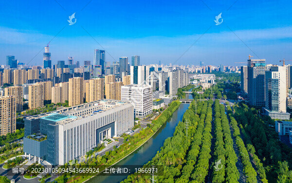 浙江省寧波市東部新城城市風(fēng)光