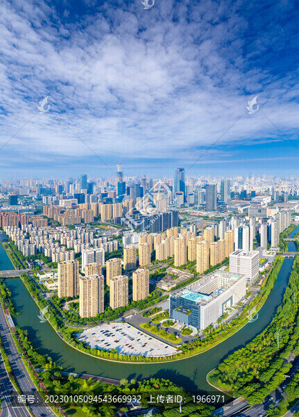 浙江省寧波市東部新城城市風光