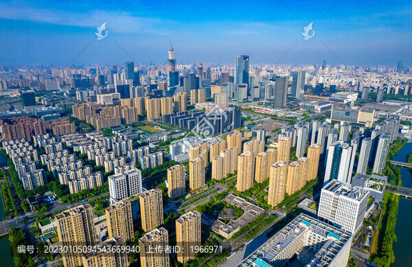 浙江省寧波市東部新城城市風(fēng)光