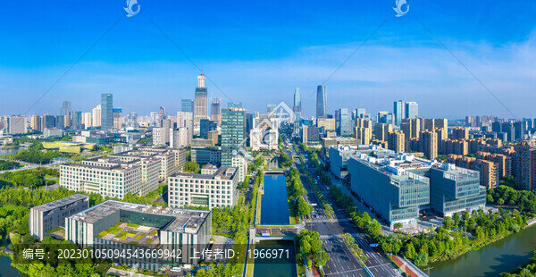 浙江省寧波市東部新城城市風(fēng)光
