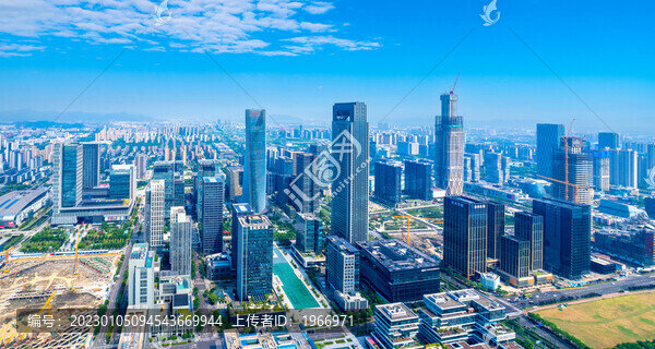 浙江省寧波市東部新城城市風(fēng)光