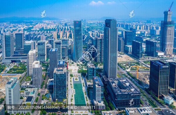 浙江省寧波市東部新城城市風(fēng)光