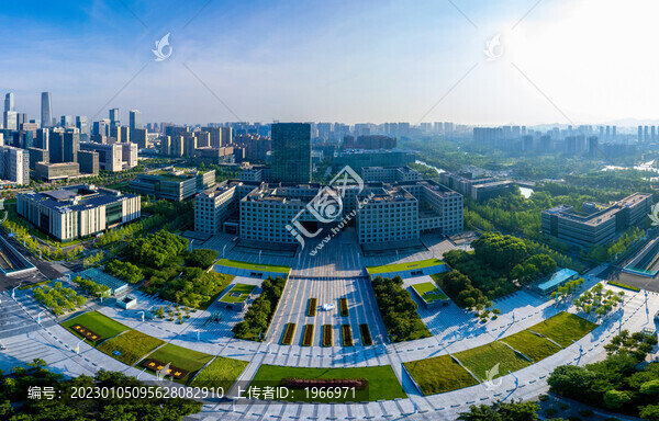 浙江省寧波市東部新城城市風(fēng)光