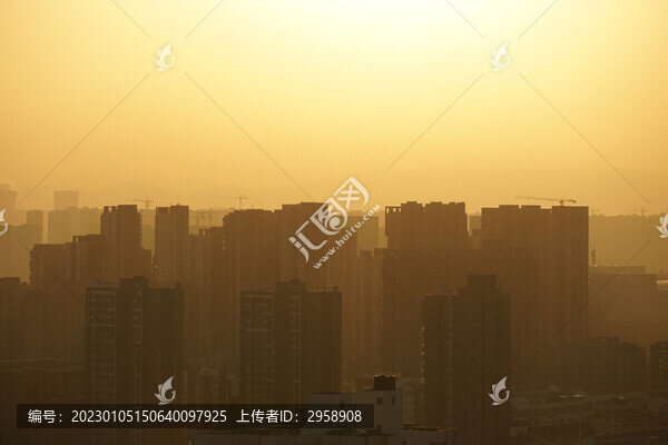 城市落日風(fēng)光