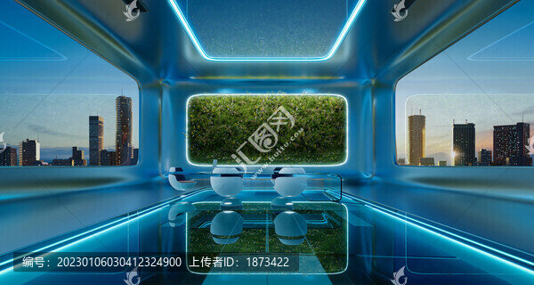 透明未來感,辦公室照片
