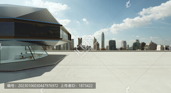 幾何建筑市景照片