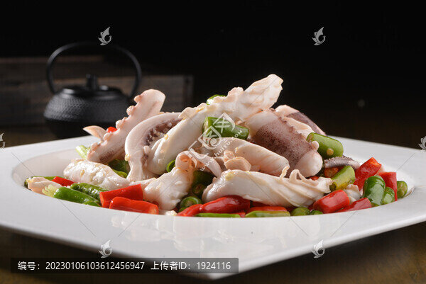 雙椒鮮魷