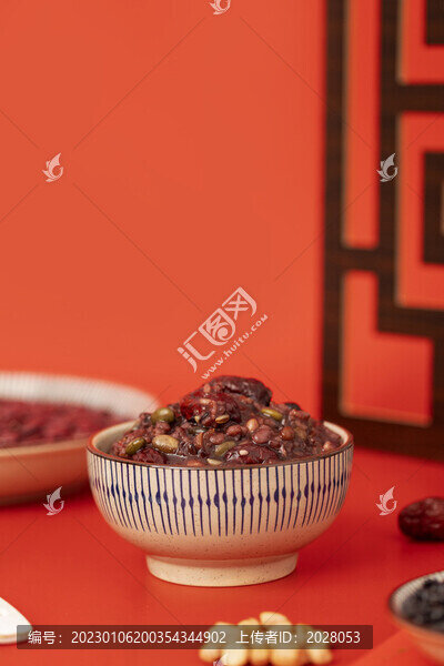 臘八節(jié)食材中式背景