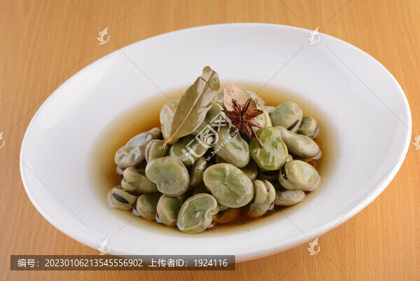 蔥油浸蠶豆