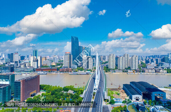 寧波三江口城市風光