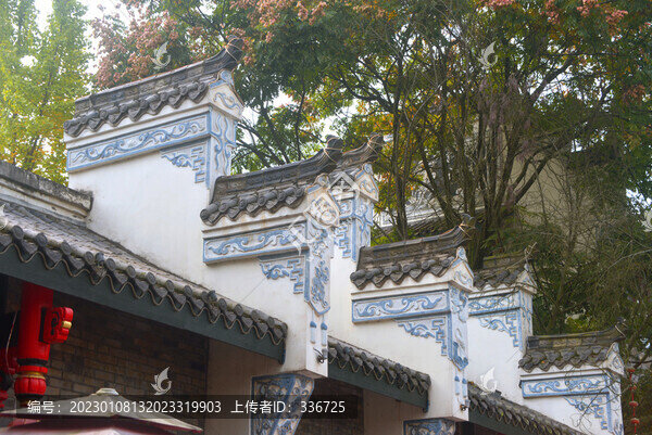 成都三道堰古鎮(zhèn)惠里民居防火墻